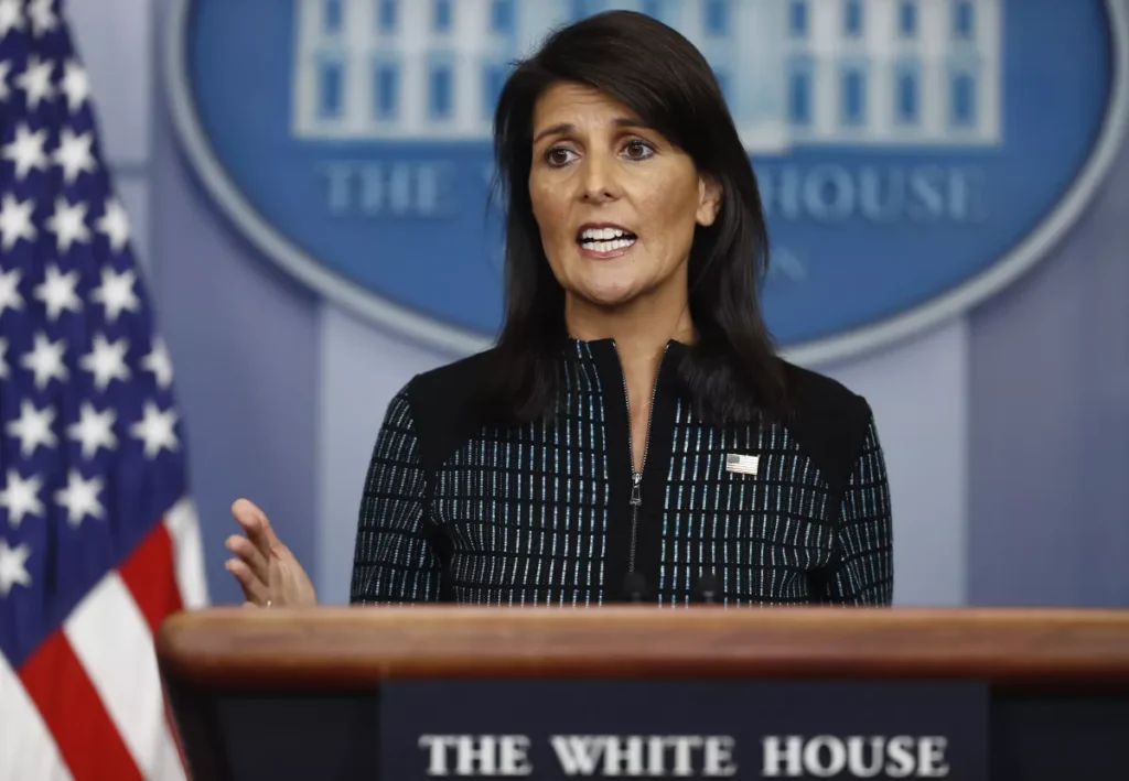 Haley is likely to distinguish herself in the GOP field in part by emphasizing her biography. In the video released on Tuesday, she spoke of growing up in a small South Carolina town as the daughter of Indian immigrants who experienced racist taunts. Despite growing up feeling “different,” Haley insisted that America is not a racist country.